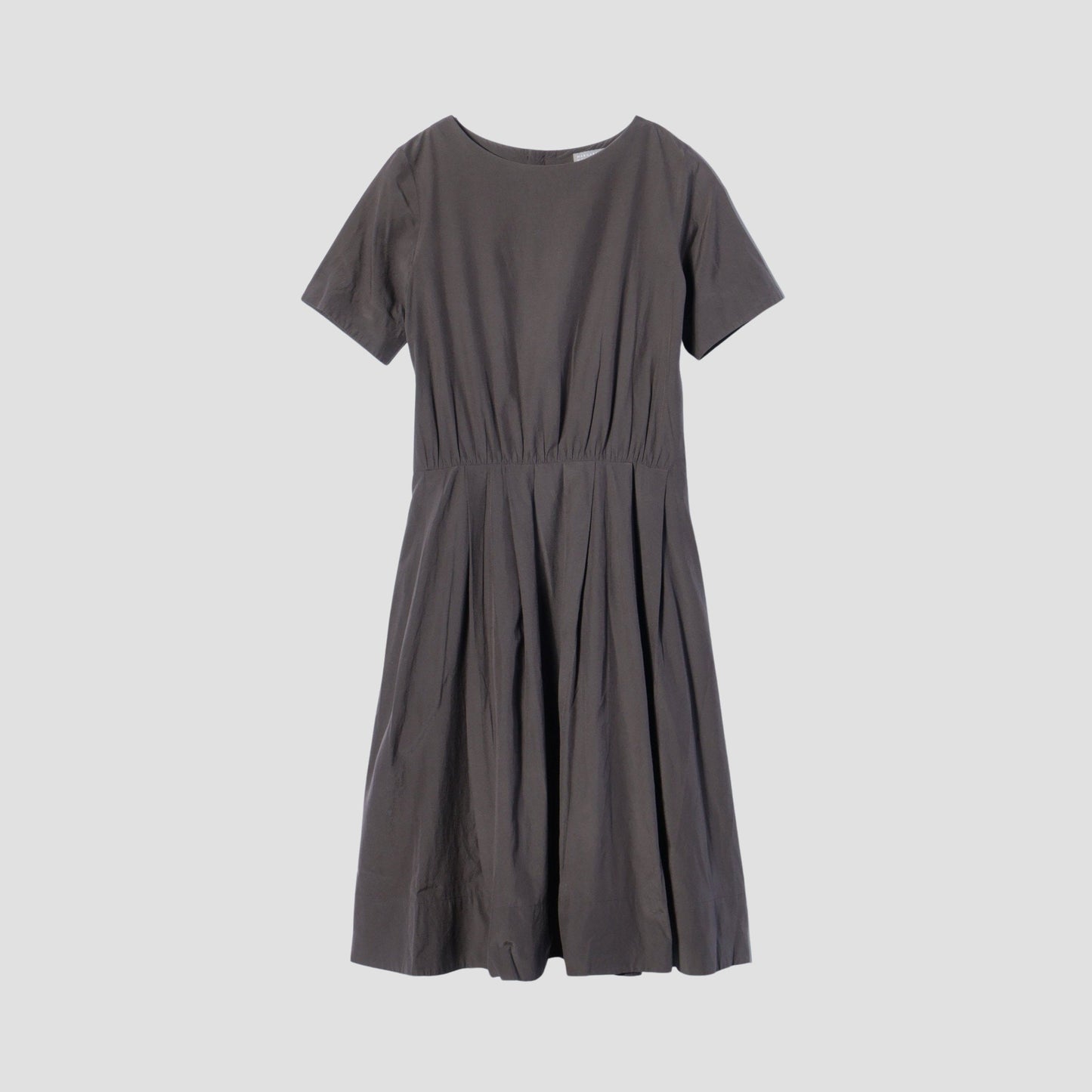 SILK COTTON POPLIN DRESS
