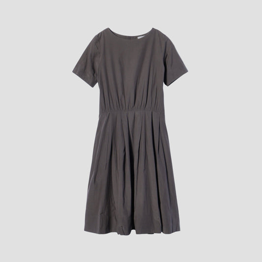 SILK COTTON POPLIN DRESS