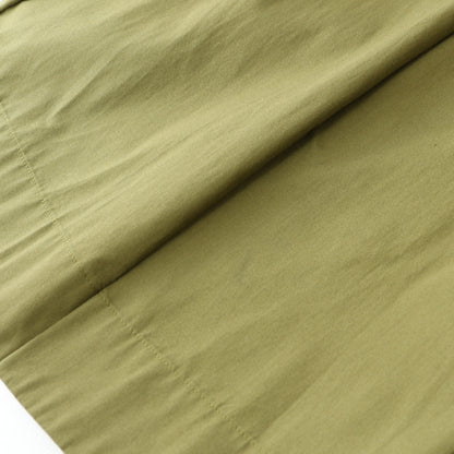SILK COTTON POPLIN SKIRT