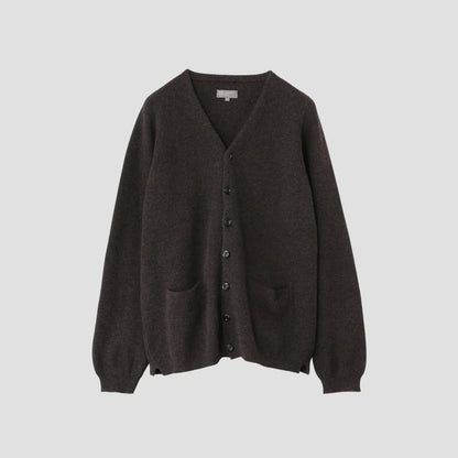 LAMBSWOOL HIGH BREAK CARDIGAN KNIT