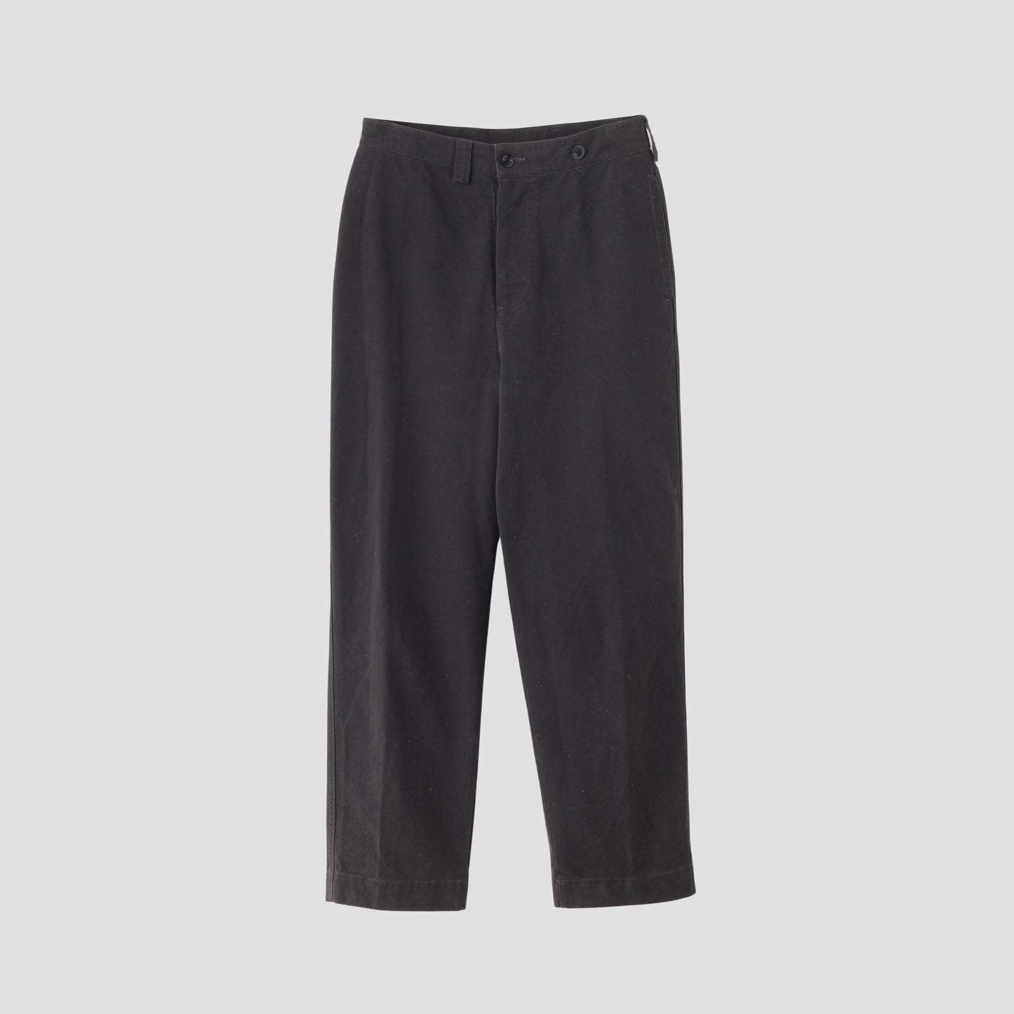 BASIC BRUSHED COTTON CHINO TROUSERS