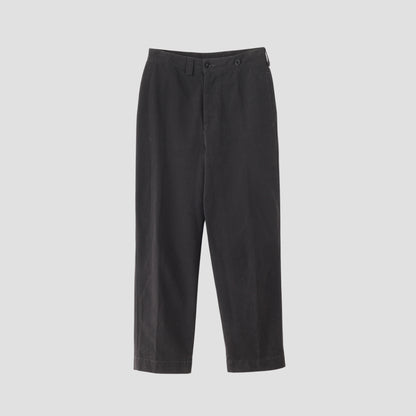 BASIC BRUSHED COTTON CHINO TROUSERS