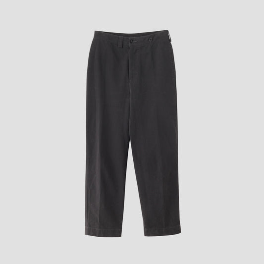 BASIC BRUSHED COTTON CHINO TROUSERS