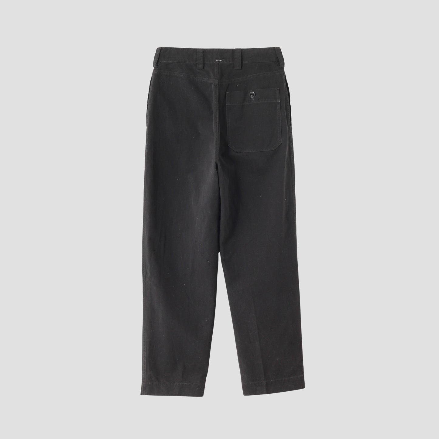BASIC BRUSHED COTTON CHINO TROUSERS