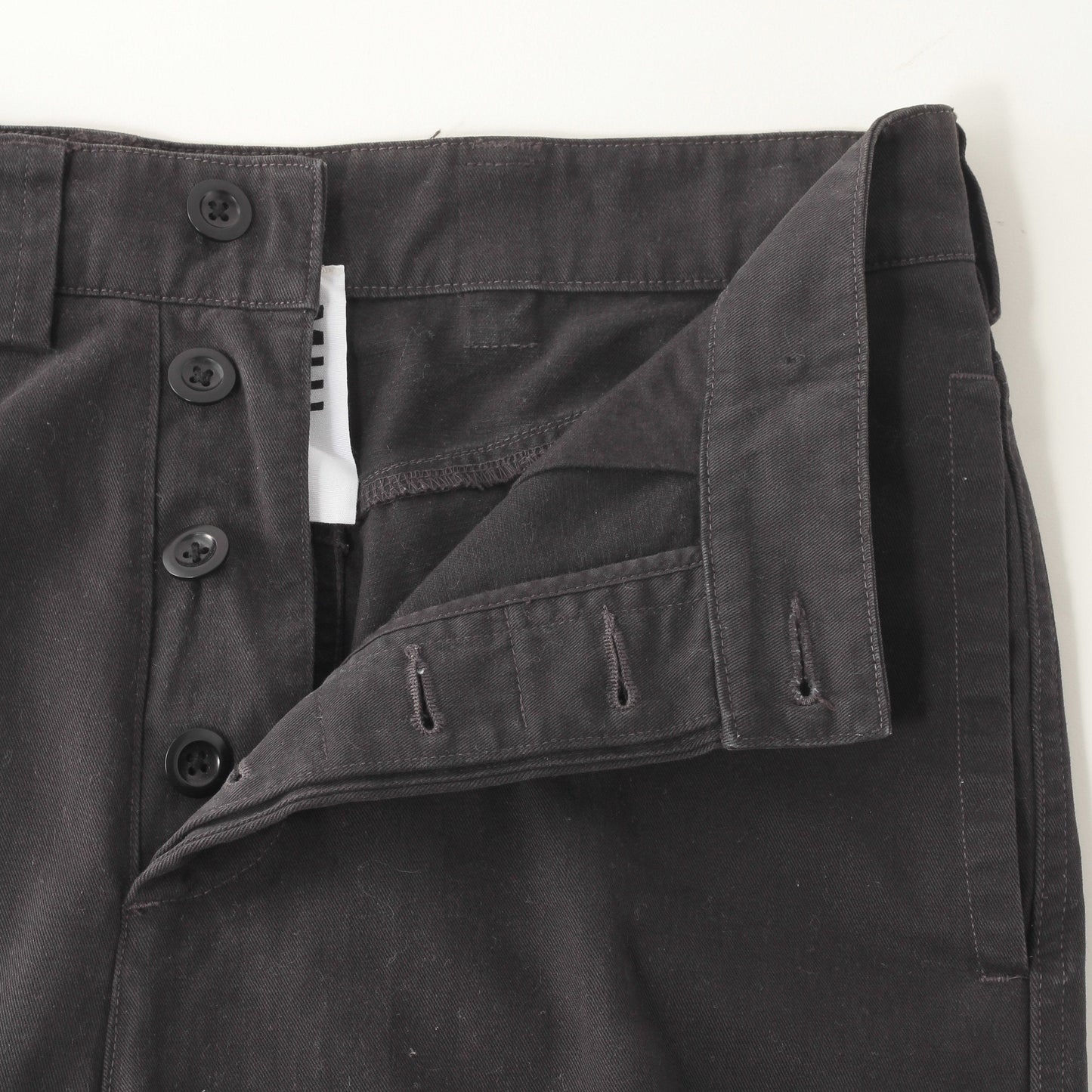 BASIC BRUSHED COTTON CHINO TROUSERS