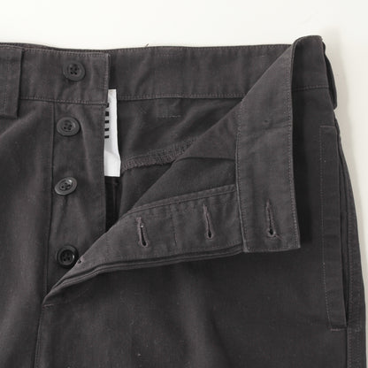 BASIC BRUSHED COTTON CHINO TROUSERS
