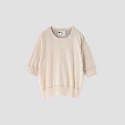 FINE SLUB COTTON LINEN KNIT