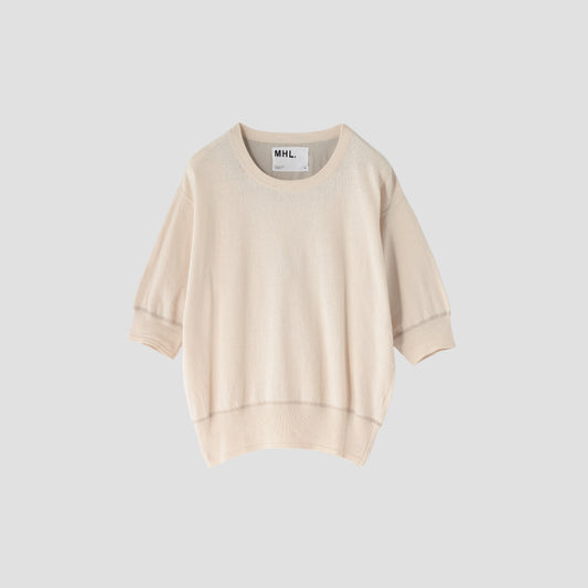 FINE SLUB COTTON LINEN KNIT