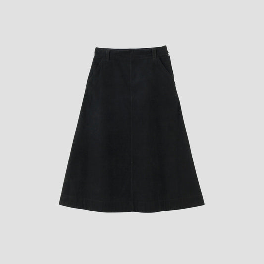 DRY COTTON NEEDLECORD SKIRT