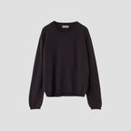 CASHMERE DEEP TRIM T-SHIRT KNIT