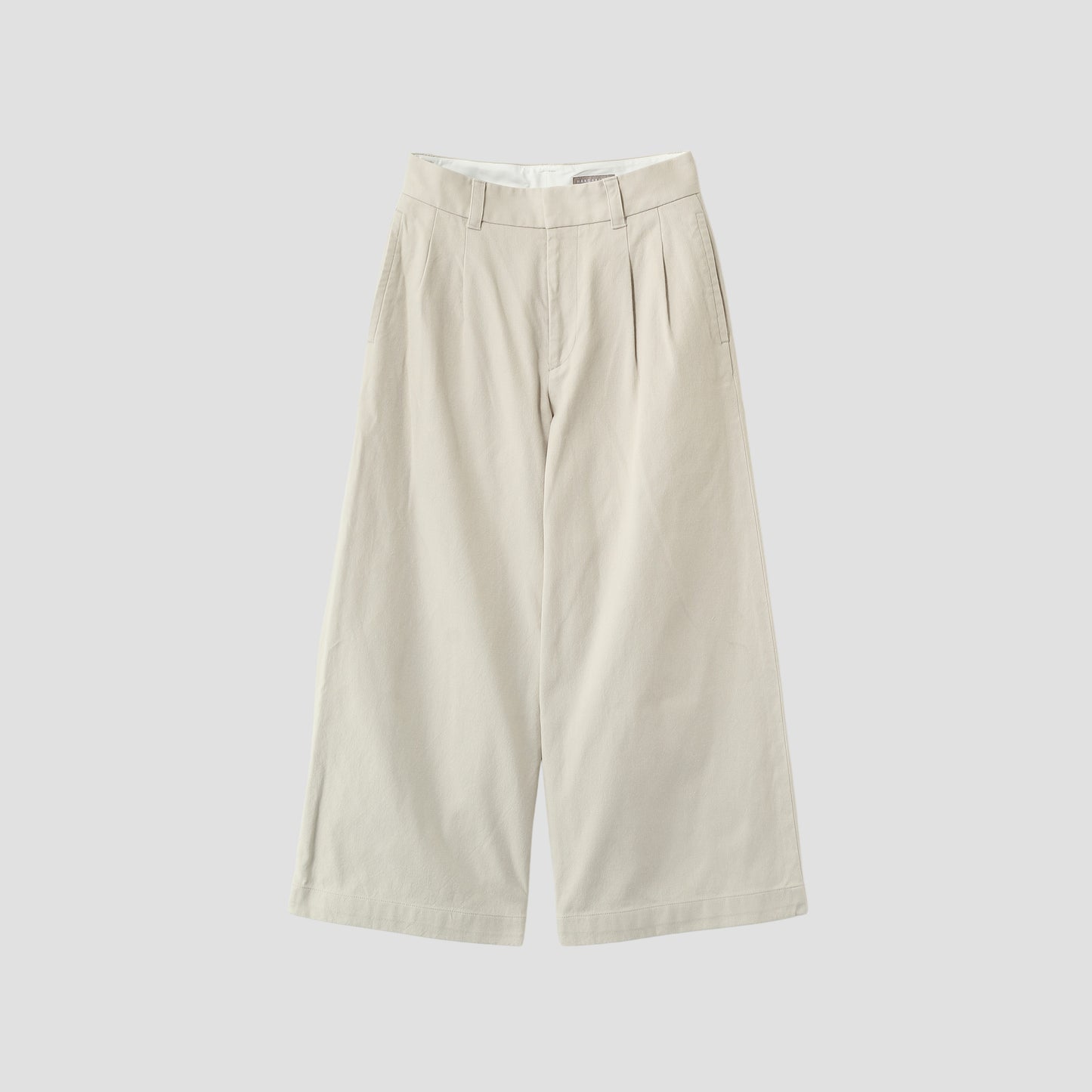 COTTON TWILL TROUSERS