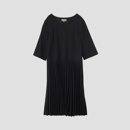 FINE WOOL GABARDINE DRESS