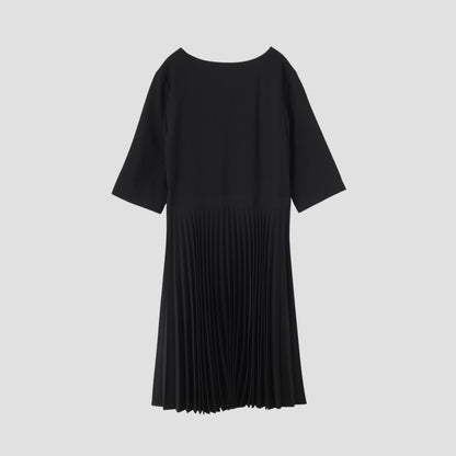 FINE WOOL GABARDINE DRESS