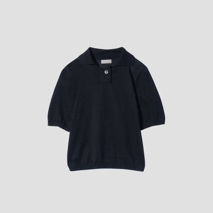 POLO COLLAR JUMPER KNIT