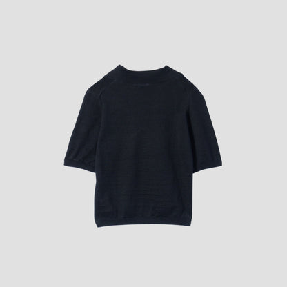 POLO COLLAR JUMPER KNIT