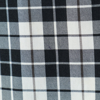 COTTON SILK CHECK SKIRT