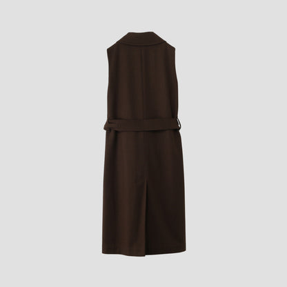 DRY WOOL TWILL DRESS