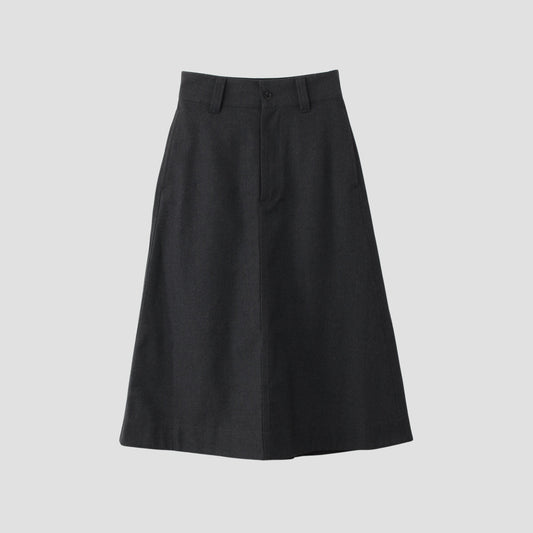 WOOL COTTON DRILL SKIRT