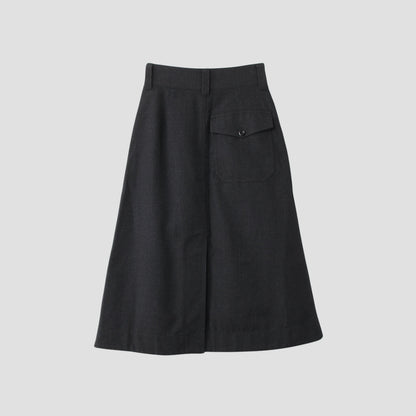 WOOL COTTON DRILL SKIRT