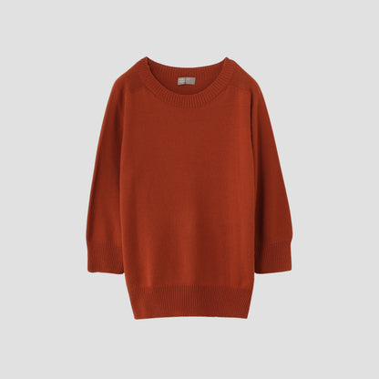 WOOL COTTON JUMPER KNIT