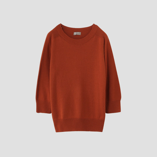 WOOL COTTON JUMPER KNIT
