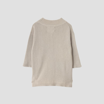 LOW GAUGE COTTON KNIT