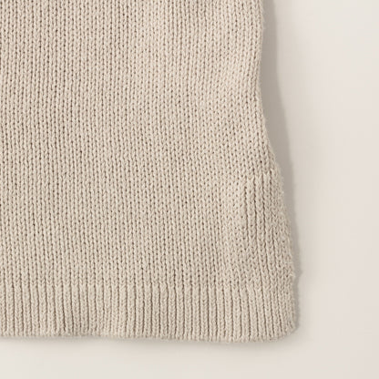 LOW GAUGE COTTON KNIT