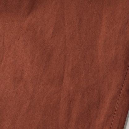 PLAIN COTTON SILK TROUSERS