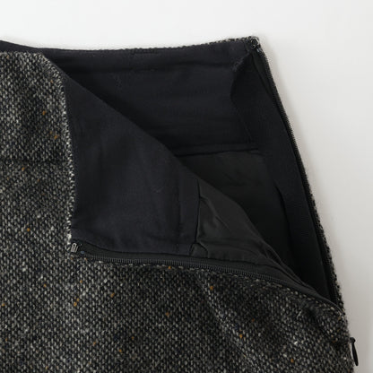 WOOL TWEED SKIRT
