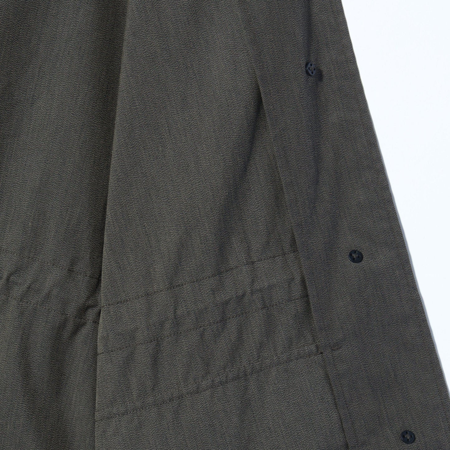 PROOFED IRREGULAR WEAVE BLEND COAT