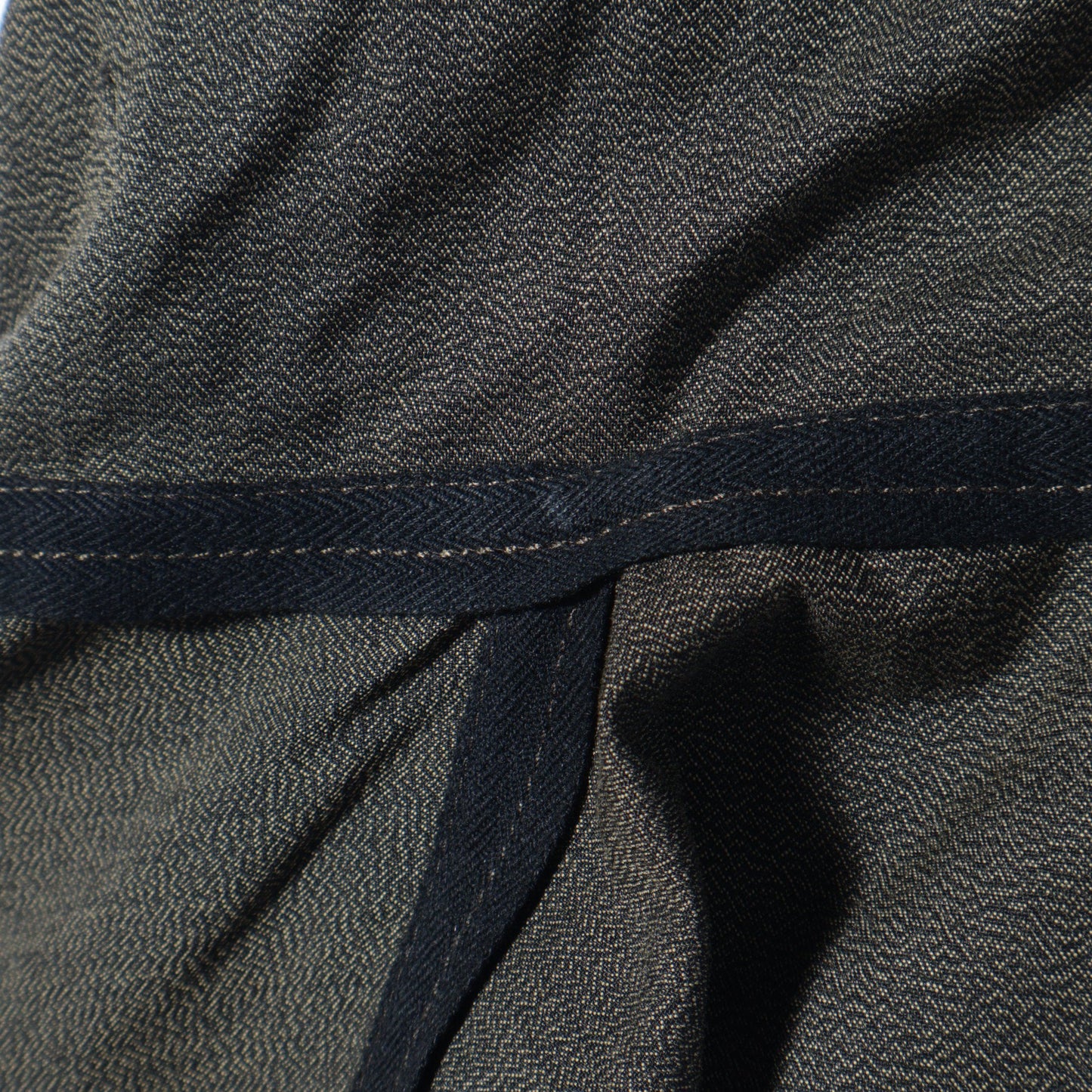 PROOFED IRREGULAR WEAVE BLEND COAT