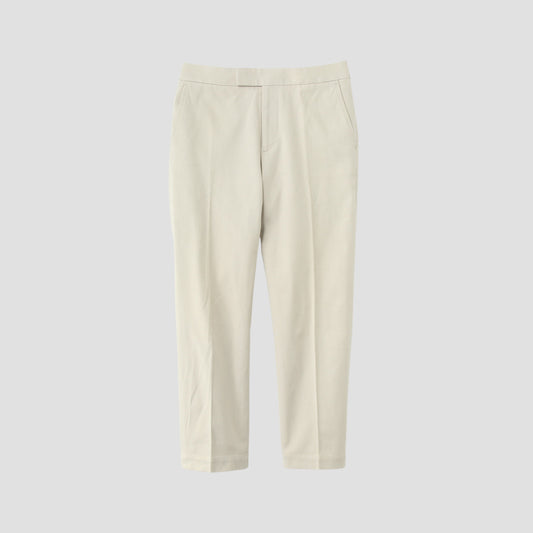 COTTON TWILL TROUSERS
