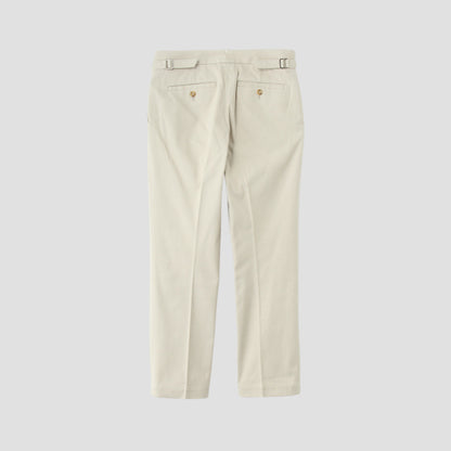 COTTON TWILL TROUSERS