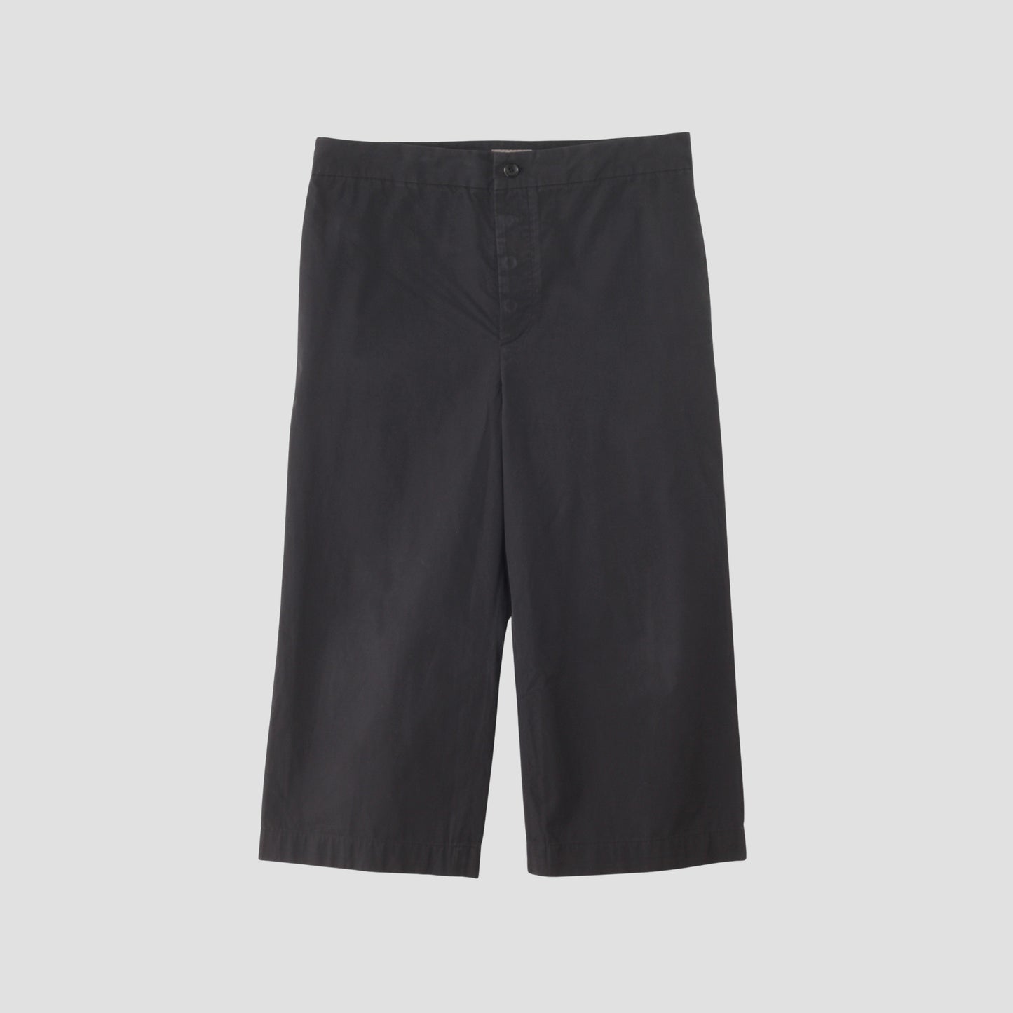 WASHED YARN DYE POPLIN TROUSERS