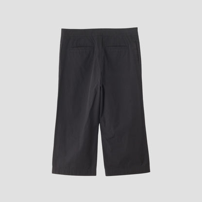 WASHED YARN DYE POPLIN TROUSERS