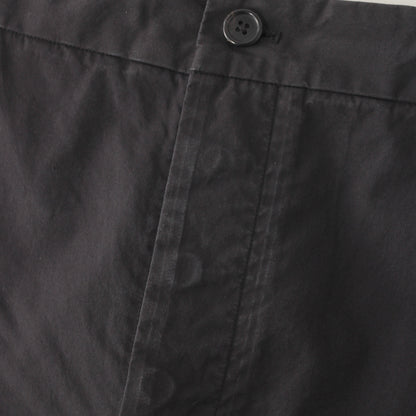 WASHED YARN DYE POPLIN TROUSERS