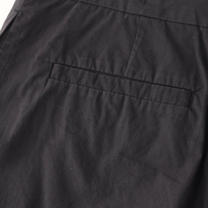 WASHED YARN DYE POPLIN TROUSERS