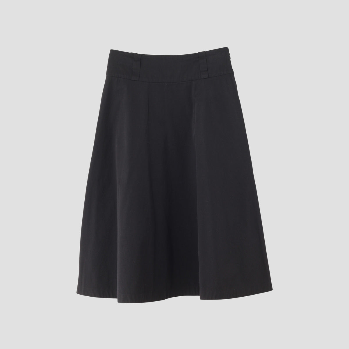 DENSE FINE COTTON TWILL SKIRT