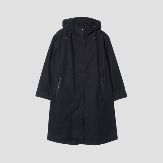 PROOFED COTTON POPLIN COAT