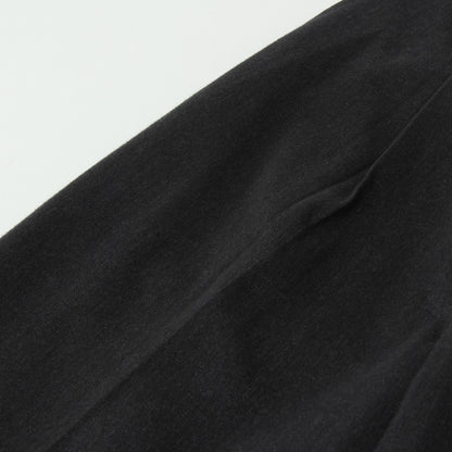 BRUSHED COTTON WOOL TROUSERS