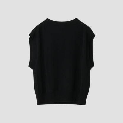 WOOL CASHMERE SLIPOVER KNIT