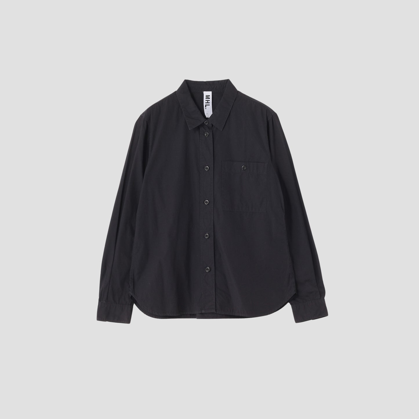 GARMENT DYE BASIC POPLIN SHIRT