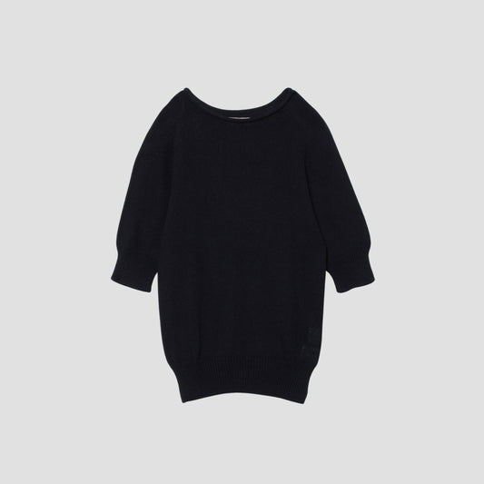 CAST OFF ROLL NECK KNIT