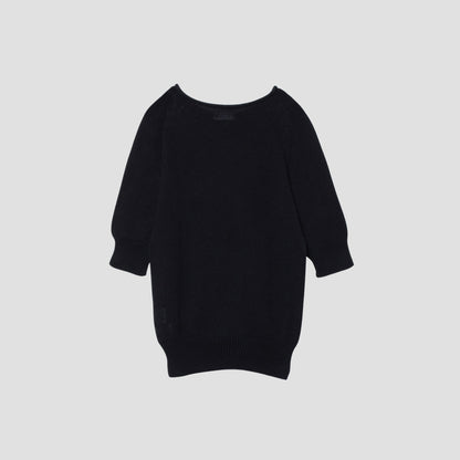 CAST OFF ROLL NECK KNIT