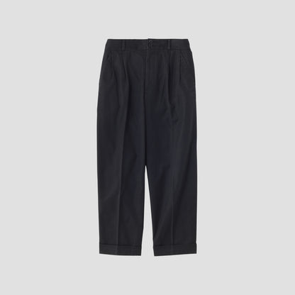BRUSHED TWILL TROUSERS