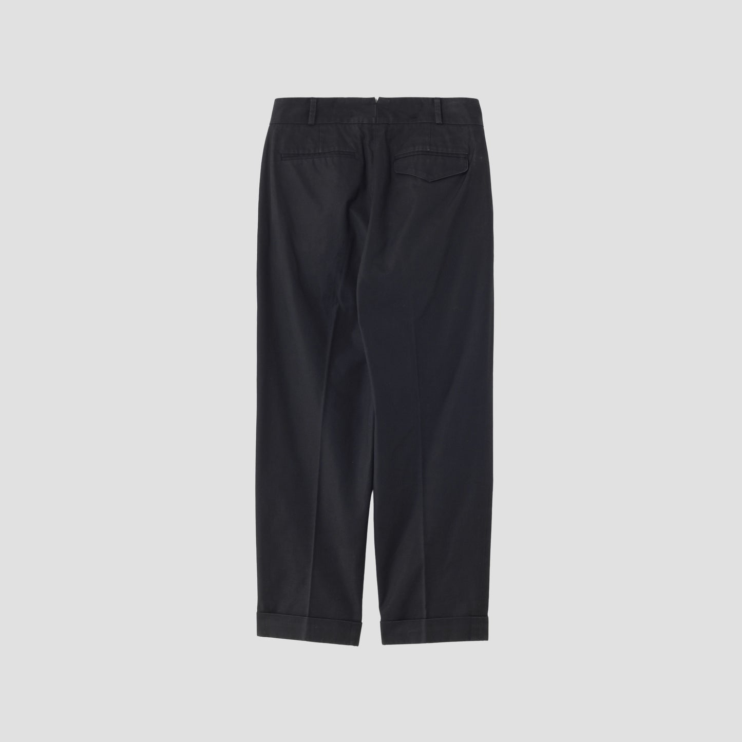 BRUSHED TWILL TROUSERS