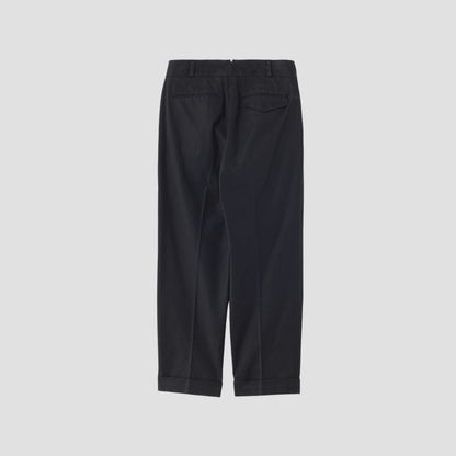 BRUSHED TWILL TROUSERS
