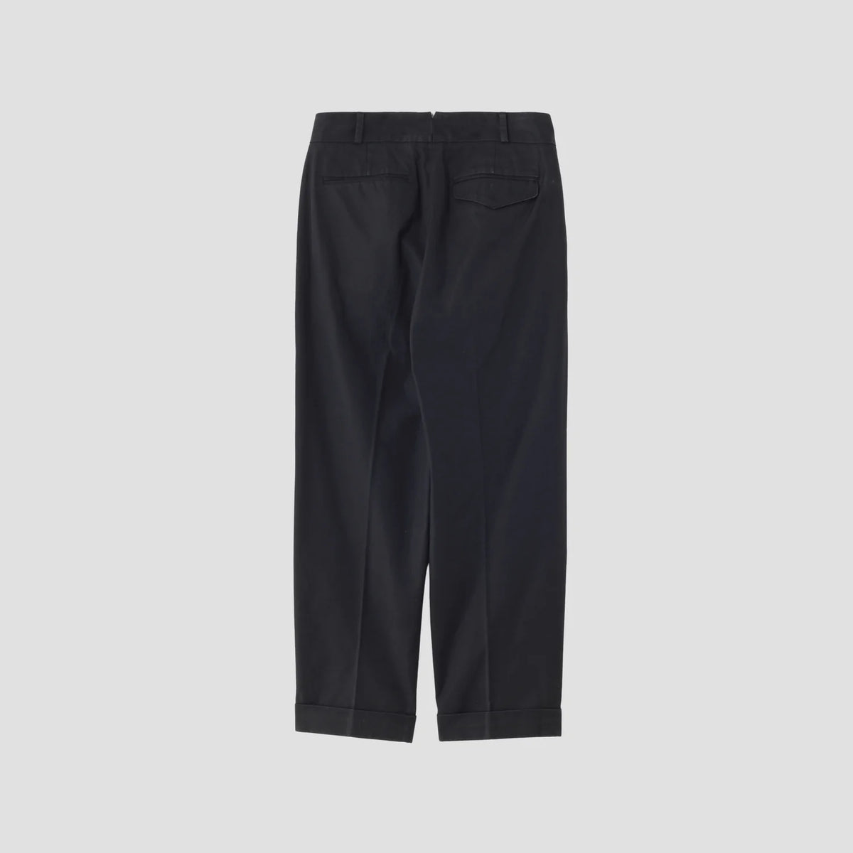 BRUSHED TWILL TROUSERS