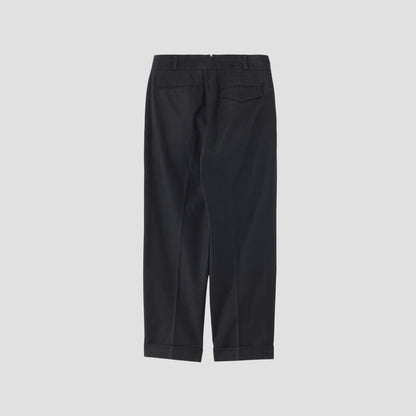 BRUSHED TWILL TROUSERS