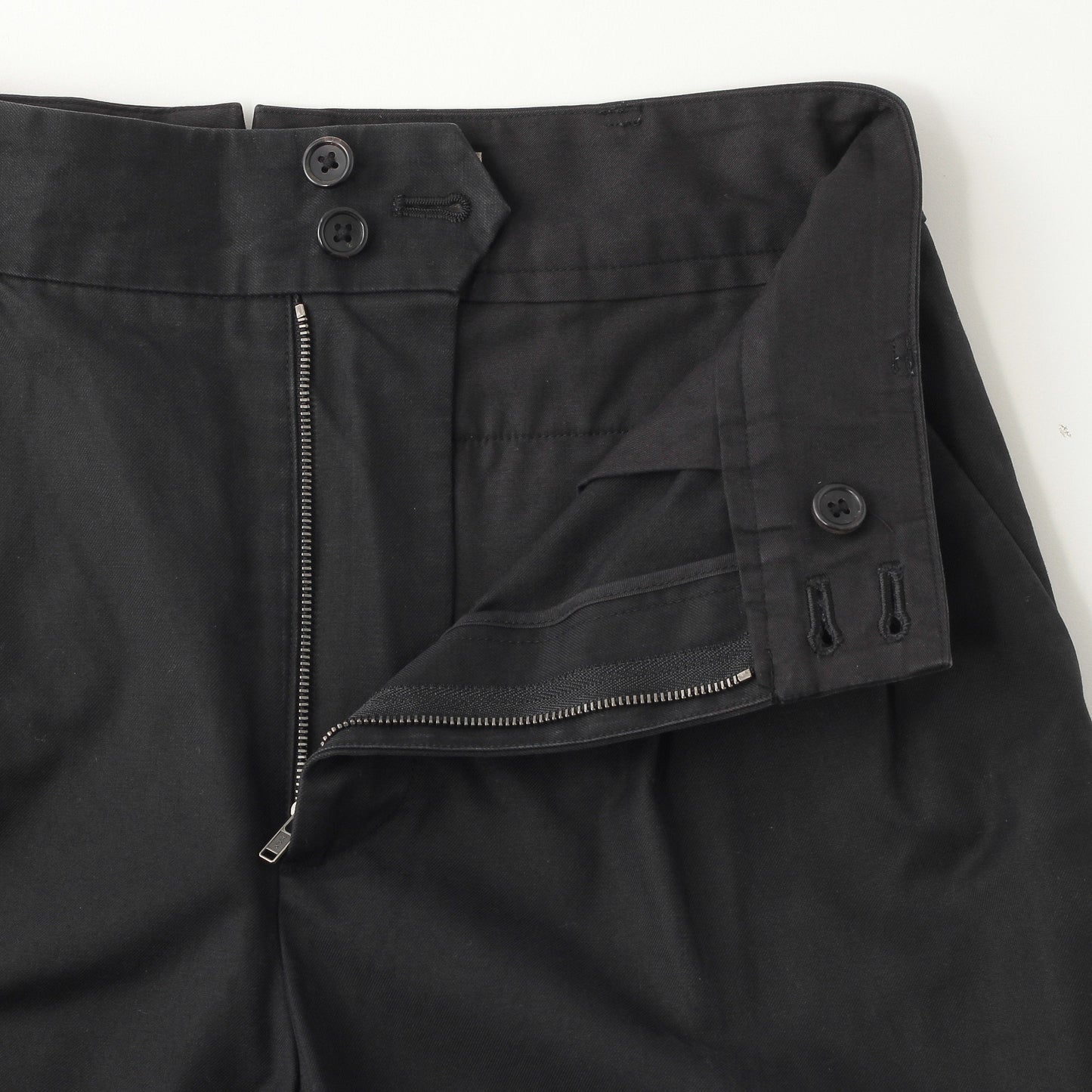 BRUSHED TWILL TROUSERS